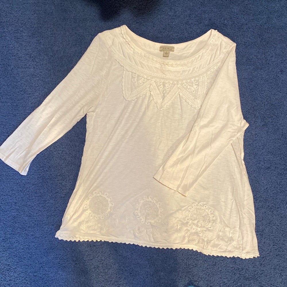LUCKY BRAND 3/4 sleeve top